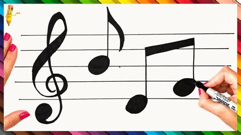 How to Draw Music Notes: A Journey into the Visual Language of Music